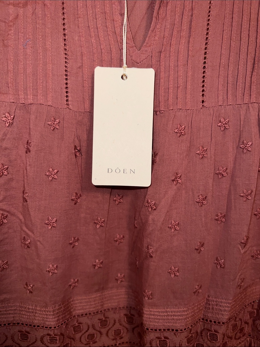 DÔEN NWT Minetta Dress in Canyon Dusty Rose - Size Medium - Picture 4 of 6